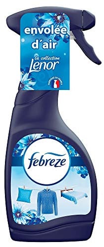 Febreze Spray Maison Désodorisant 500ml, Élimine Les Odeurs Emprisonnées Dans Les Tissus et Textile, Envolée D'air