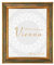 BIRAPA Vienna Cadre photo en bois massif Vert doré 60 x 60 cm, Encadrement sous verre