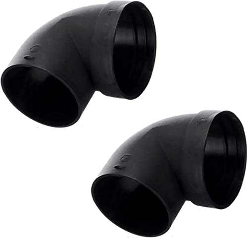 Abonda 2 connecteurs conduit d'air en PVC, sortie tuyau 75 mm pour chauffage stationnement, tuyau ventilation rond flexible