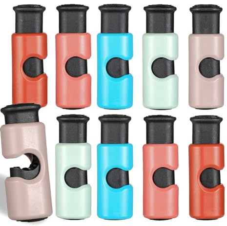 Squeeze and Lock Bread Bag Clips Chip Clips (10pcs Colored)