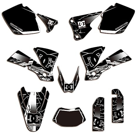 ENARUI Grafiche Adesivi compatibili con KTM 250 450 350 200 400 125 300 150 500 525 EXC 2003 e Numero Personalizzato Gratuito