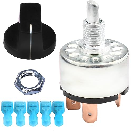 RUNCCI-YUN interruptores giratorios,Governor - Interruptor giratorio para ventilador 4 posiciones, 3 marchas, 12A, 120 V-250 V con perilla giratoria