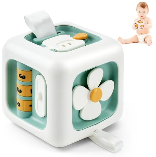 GUIGUZHJ Jouets Montessori pour Enfants de 1 à 3 Ans avec Activités Cubiques