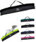 BambiniWelt by Rafael K. Skitasche [Skitasche für Kinder] Skisack für Ski Skistöcke Handschuhe Skibag Skicover Kinderskitasche (schwarz/schwarz, 145cm)