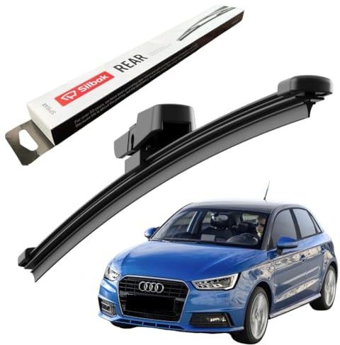 Silbak Rear Windscreen Wiper, fits for AUDI S1 SPORTBACK (01/2014-10/2018) Rear Wiper Blade, 280mm