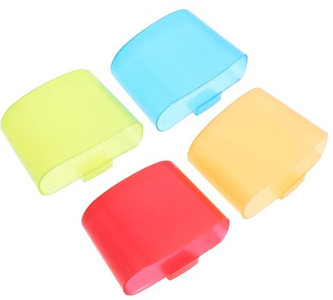 CIYODO 4 pezzi Porta Bustine Tè Colorati da Appendere al Tazza con Supporto Biscotti Accessorio Pratico per Tè Pomeridiano e Tisane