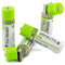Survival Frog EasyPower USB AA Rechargeable Batteries 4 Pack - 1450mAh 1.2V NiMH AA USB Battery Charger Plugs into Any USB Device, 2-3 Times More Power Than Standard AA's