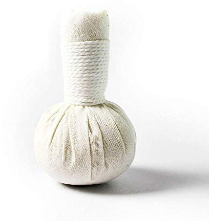 Kitama Kräuterstempel Thai Kräuter 100g (Gramm) 5 Stück - für traditionelle Massagen & Wellness - 100% natürliche Zutaten