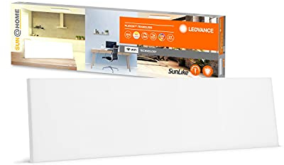 LEDVANCE SUN@HOME Deckenleuchte LED, WIFI Wandleuchte weiß 35W dimmbar, 3250 Lm, 2200-5000k, 120cmx30cm, CRI>95, SUN@HOME mit Alexa, google, App steuerbar, Smart+ Planon Frameless Square