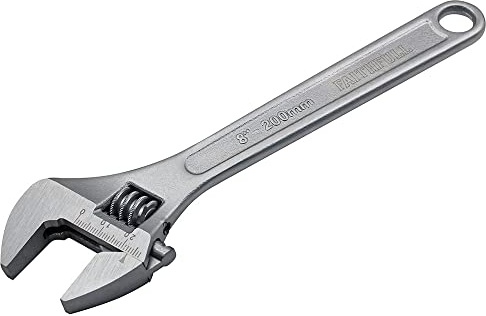 Faithfull FAIAS200MC Adjustable Chrome Spanner 200mm (8in) - 25mm Jaw Capacity