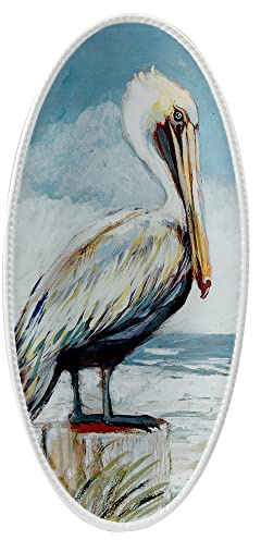 Certified International Shorebirds Fish Platter, 15 x 7.25 x 1.25