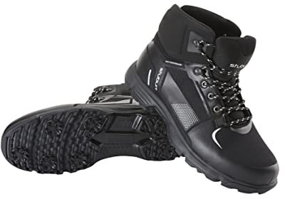 Stuburt Men's Active-Sport Spiked Waterproof Boot Golf Shoe, Black, 8 UK