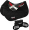 Eskadron Set Schabracke 3D Mesh Compact schwarz & Startnummern Set-Quick, Größe:Dressur Warmblut (DL)