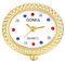 Silverora Ellipse Ring Watch Finger Watch Mens Ladies Analogue Quartz Watch Zirconia Arabic Numeral Shell Dial Elastic Strap Simple