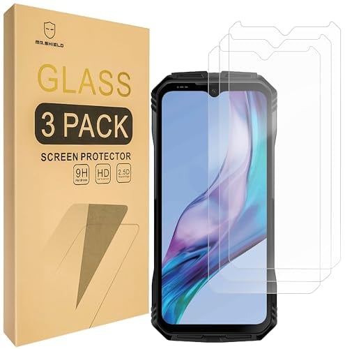 Mr.Shield Pellicola Protettiva per DOOGEE V30 / V30 Pro / V30T - Vetro Temperato [9H Durezza] [3 Pezzi] Protezione Schermo Senza Bolle