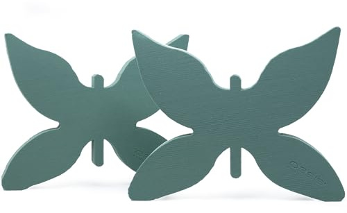 Flowerbox Oasis Steckschaum Schmetterling 34,5cm Steckmasse Steckschwamm - 2 Stück