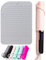 ANGENIL Heat Mat for Hair Straighteners, Silicone Heat Resistant Mat for Mini Hair Straightener, Grey Heat Proof Mat for Hair Curler, Hair Curling Tongs, Hair Styling Appliances, 21.5 cm x 15.5 cm