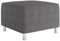 Mirjan24 Moderner Polsterhocker Dover Cord, Sitzhocker Hocker Sitzbank Fußbank Pouf Farbauswahl (Poso 22)