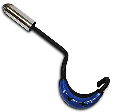 SILENCIER ET ÉCHAPPEMENT POUR PIT BIKE DIRT BIKE 2T 49cc AVEC PARE-CHOCS BLEU