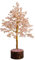 Wonder Care Rosenquarz-Bonsai-Kristall-Edelsteinbaum für Heimdekoration, Heilgeld, Edelsteinbaum für viel Glück – Rosenquarzbaum (300 Perlen)