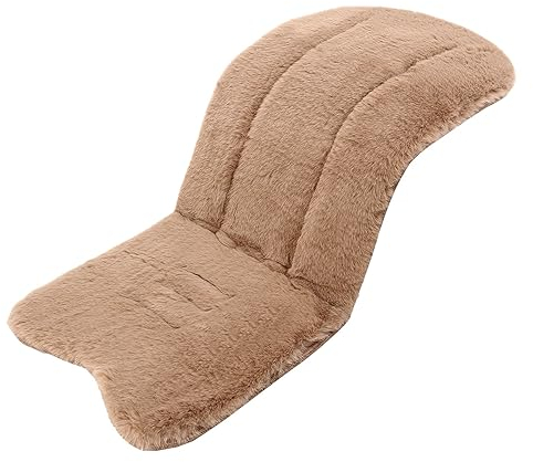 Plüsch Kinderwagen Sitzauflage Unterlage - Atmungsaktive Sitzeinlage Sportsitz Winter für Baby Buggy Kindersitz Babyschale Universal, Einfache Befestigung