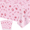 4 Packungen Katze Tischtuch Tischdecke Mit Pfötchendruck Katze und Hund Tischtuch Bone Sign Tischtuch Katze Party Zubehör Katze Geburtstag Dekorationen Kitty Thema Geburtstag Dekor 86 x 51 Zoll
