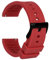 TStrap Bracelet Montre Silicone 18mm - Rouge Dégagement Rapide Intelligente Bracelets pour Homme Femme - Souple Caoutchouc Watch Strap Connectée Boucle Replacement - 18mm 19mm 20mm 21mm 22mm 24mm