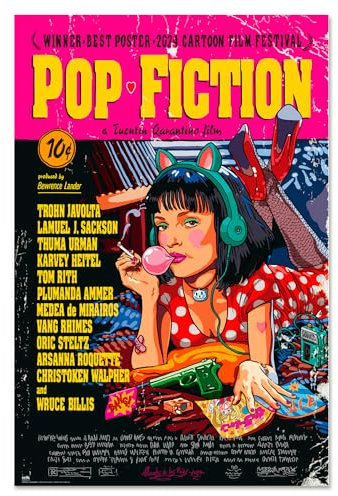 Grupo Erik Poster Pop Fiction Kunstdruck - Deko Wohnzimmer oder Deko Schlafzimmer - Deko Zimmer - Größe 61 x 91 - Offizielle Pop Fiction Fanartikel