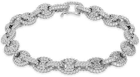 Amazon Essentials Armband, Silber, 19 cm