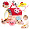 Baby Kuschelspielzeug 6-12-18-24 Monate – Bauernhof-Sensorisches Spielzeug mit weichen Plüsch-Tieren, Rassel & Spiegel – Montessori-Motorikspielzeug für 1-2 Jahre, sanftes Lern- & Entwicklungsspiel