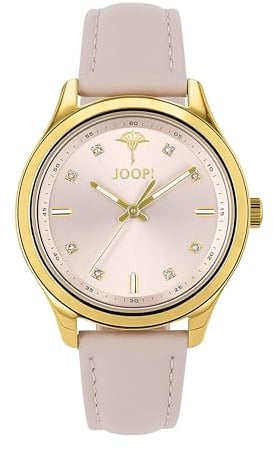 Joop! Damen Analog Citizen Miyota Uhr mit Leder Armband 2040163