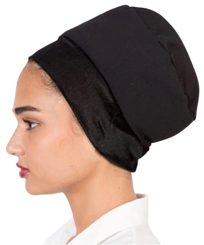 Tichel Volumizer Boubou Mouss Shaper, Mid-Height Non Slip, Adjustable, for Under Headscarf Headwrap Hijab - by Rinati Lakel