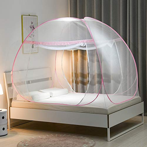 Moskitonetz Bett, Faltbares Bett-Moskitonetz, Tragbares Reise-moskitonetz, Doppeltür-Moskito-Campingzelt