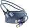 XGMATT USB 3.0 Verlängerungskabel 2 Stück 1M+1M, USB Verlängerung Kabel A Stecker auf A Buchse mit eleganten Alluminiumsteckern, Nylon Stoffmantel für Kartenlesegerät,Tastatur, Drucker, Scanner,Blau