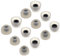 6 Paires d'embouts Silicone de Rechange pour Samsung Galaxy Buds 2 - Embouts Fit in Case(Noir, SML)