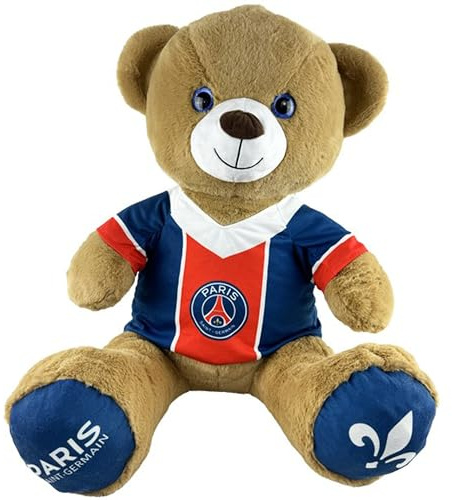 Paris Saint-Germain Plüschbär im Trikot PSG – 28 cm – Offizielle Kollektion