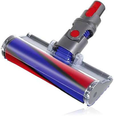 iRobacc Cepillo de rodillo suave para aspiradora Dyson V8(SV10) V10(SV12) V11(SV14) V15, cepillo eléctrico suave para suelos duros