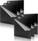 ZOFUN 6 Stück Schwarz Acrylglas Platte, 300x300x2mm Acrylplatten Acryl Kunststoffplatten, Plexiglas Platten Acrylglasplatten Acrylscheiben mit Schutzfolie für Schilder, DIY, Display, Malerei
