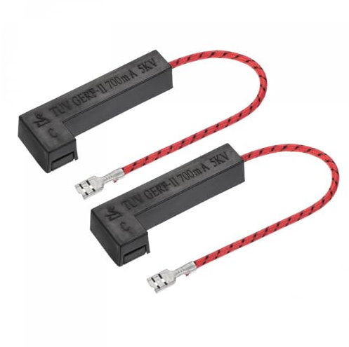 VOANZO Lot de 2 fusibles Haute Tension pour Micro-Ondes 5 KV 0,7 A Remplacement pour pièces de réparation de Fours à Micro-Ondes Fusible Universel pour l'entretien des Micro-Ondes Fusible de sécurité