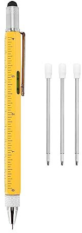 Cpolebev 6 in 1 Multitool Pen, Cool Gadgets for Men, Gifts for Dad, Stocking Stuffers for Men, for Men