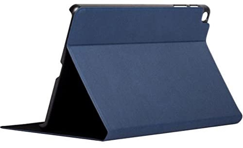Silver HT - Funda Bookcase Wave para Tablet Samsung Tab A 2019 (T510 / T515) Azul Oscuro