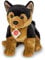 Teddy Hermann 91946 Schäfer-Hund Welpe sitzend 30 cm, Kuscheltier, Plüschtier mit recycelter Füllung