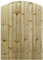 Bespoke Custom Made to Measure Wooden Garden Gate/Tongue & Groove Arch Top[6ft Tall (180cm),Upto 1200mm Wide,No Hinges]