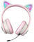 KOMBIUDA 1pc Rgb Cat Ear Gaming Headset Noise Reduction Microphone Comfortable Over-ear Design Usb Wired for Laptop Versatile Use for Gaming Learning and Music