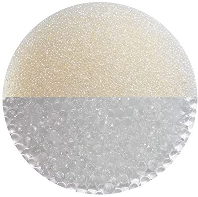 trendfinding 1000 g de Cristal granulado para Almacenamiento de Agua, tamaño de Grano 1,5 – 2 mm, decoración para Flores y Plantas, Muy productiva, versátil