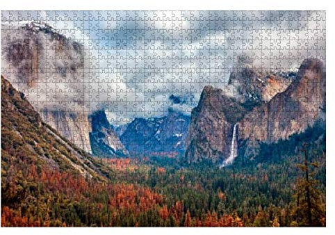Puzzle 1000 Teile Tunnelansicht des Yosemite Nationalparks In Kalifornien, Usa Puzzle Für Kinder Besondere Puzzle Für Erwachsene Traditionen Brain Challenge Puzzle Für Kinder