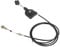Excavator Throttle Cable, Throttle Control Cable with PU Material Stainless Steel Manual Throttle Cable Replacement Fast Stable Throttle Motor Cable for EX230 EX230 Excavator Mixers