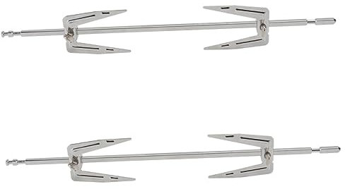 Sosoport 2sets Forchette Per Arrosto Inossidabile Design Utensili Per Bbq Per Per Grigliate e
