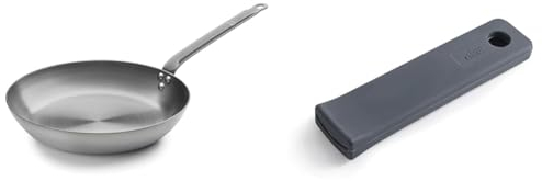 LACOR - 63624 - Sartén Ferrum Hierro - Ecológica, Compatibilidad con Todo tipo de cocinas & 23900 Protector de Silicona