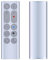 CLVIZCXOM Nouvelle télécommande de ventilateur de rechange compatible avec Dyson HP04 HP05 HP06 HP07 HP09 Purificateur d'air Chauffage sans lame Matériau non métallique Argenté